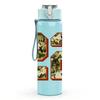 1PC Number 22 Camo Digital Number Print 750ml Color Plastic Sports Water Bottle Leakproof Flip Straw Lid Suitable for Sports Office Home Use