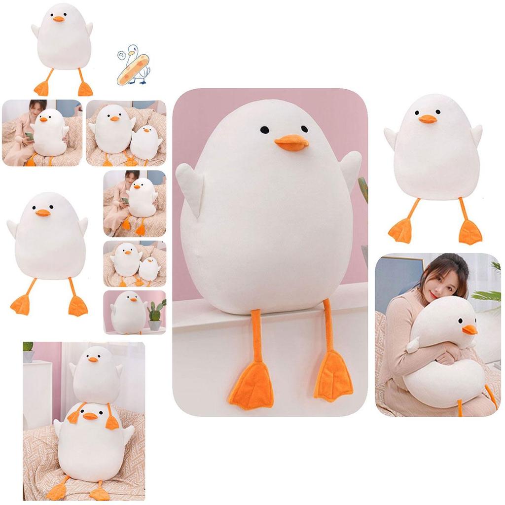 Weiches und knuddeliges weißes Entenplüschtier für Mädchen und Kinder 35cm/50cm