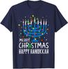 Merry Chrismukkah Happy Christmas Hanukkah Chanukah Unisex T-Shirt