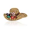 Decorative Crystal Hat Brooch Clasp For Clothes Women's Jewelry Ball
