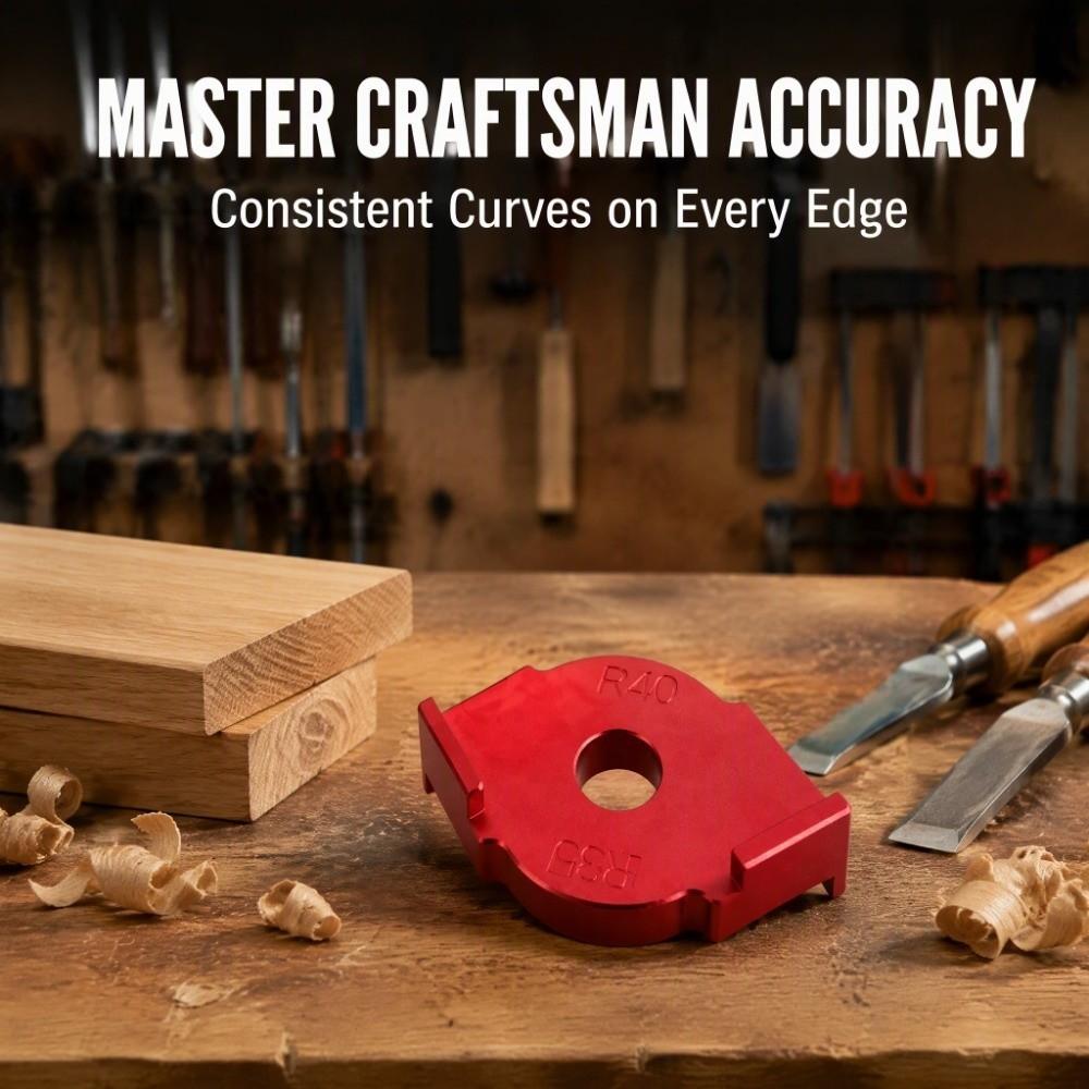 Round Arc Router Template R Angle Arc Template Portable Trimming Tool Woodworking