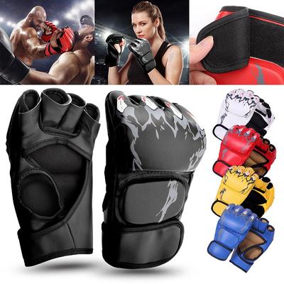 Boxing Glove for MMA Grappling Punching Bag Training Kickboxing Sparring Gloves Red