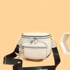 Leather Small Bag, Saddle Bag, Fashionable Black Messenger Bag, First Layer Cowhide Shoulder Bag For Women