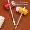 Portable Double Head Pen for Leather Edges Oiling Stainless Steel Craft Accessory for Artisanal and Hobbyists