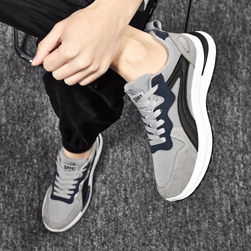 Neue Sommer Herrenschuhe Atmungsaktives Mesh Schnürschuhe Dad Shoes Trendige Herren Laufschuhe Casual Sportschuhe für Herren
