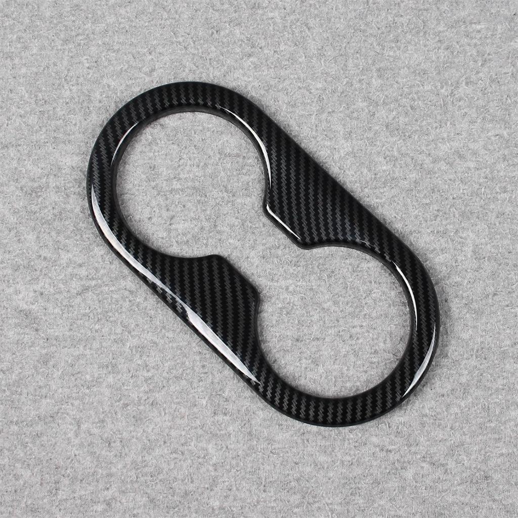 RUIQ Mazda KH Series Dedicated Interior Rear Seat Drink Holder Cover Garnish Fiber Black CX-60 (Carbon Specification)