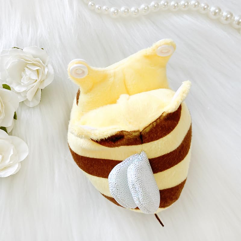Bee Plush Costume for 10cm Plush Cotton Doll Yellow Doll, Clothes, [Used]