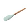 1PC Silicone Wood Turner Soup Spoon Spatula Brush Scraper Pasta Server Egg Beater Kitchen Cooking Tools Kitchenware Green/Pink