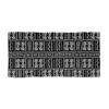 Black African Print Beach Towel, Ethnic Bohemian Summer Beach & Pool Essential Soft Towel