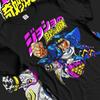 Jotaro Kujo T-shirt JoJo's Bizarre Adventure Stardust Story Short Sleeve Oversized Men Cotton High Quality Harajuku Female Male Clothing