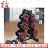 Longxia Rubberized Fixed Dumbbell Set with Rack