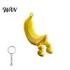Creative Fruit Figurine 3D Printed Figure Collectible Cute Banana Orange Blueberry Cherry For Adults Shelf Ornament with Dangling Legs for Home Office