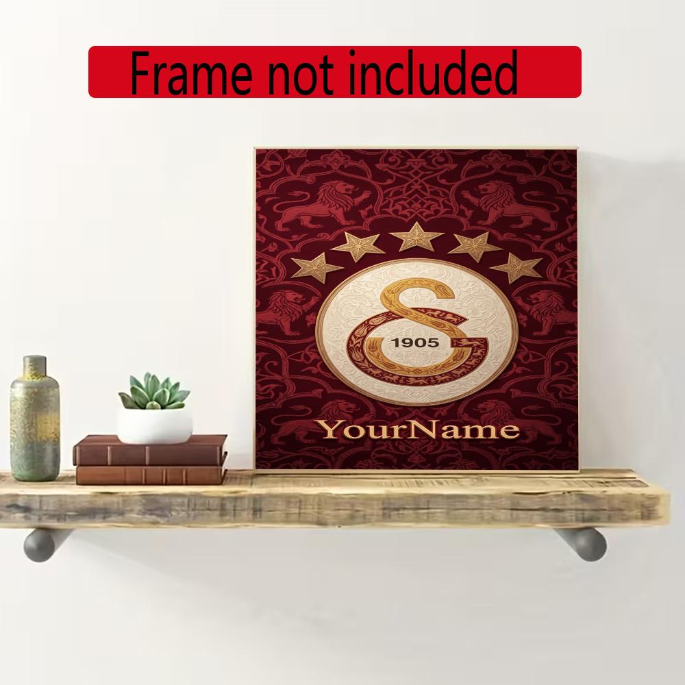 Galatasaray Customize Text Diamond Painting Round Diamond Mosaic Suitable For Beginners Diamond Painting Rhinestones Gift Frameless