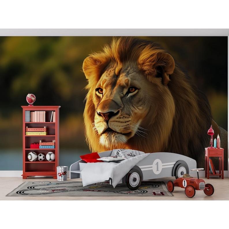 lion tapestry 75x100 чёрный