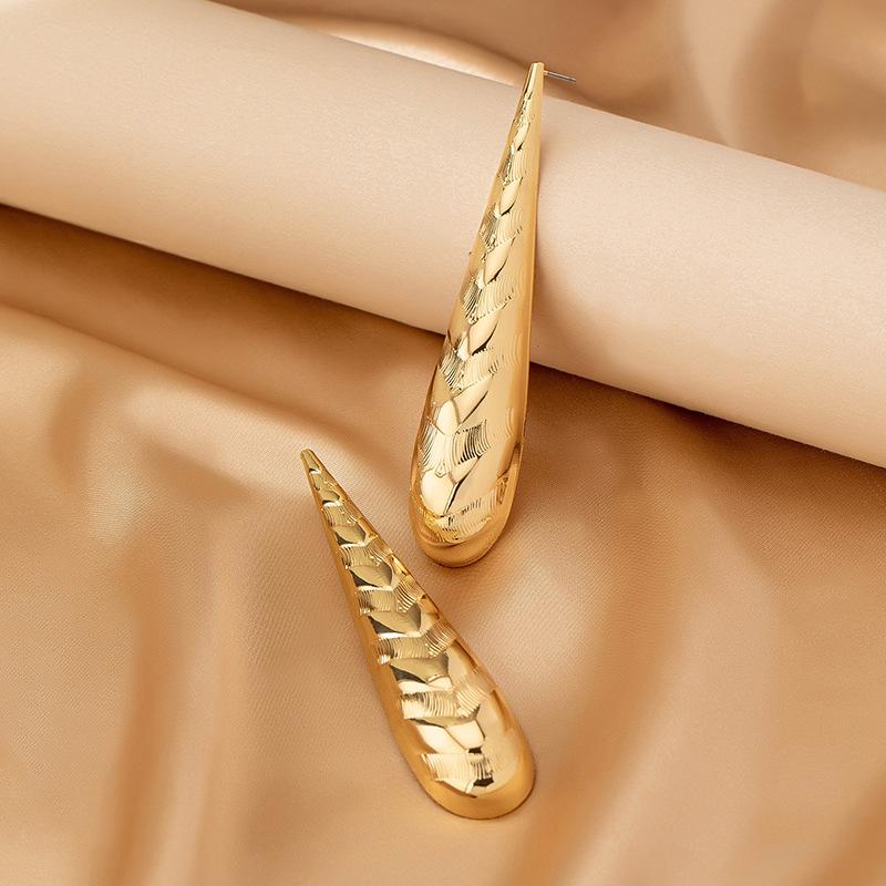 European and American fashion personality exaggerated water drop earrings set personalized earrings