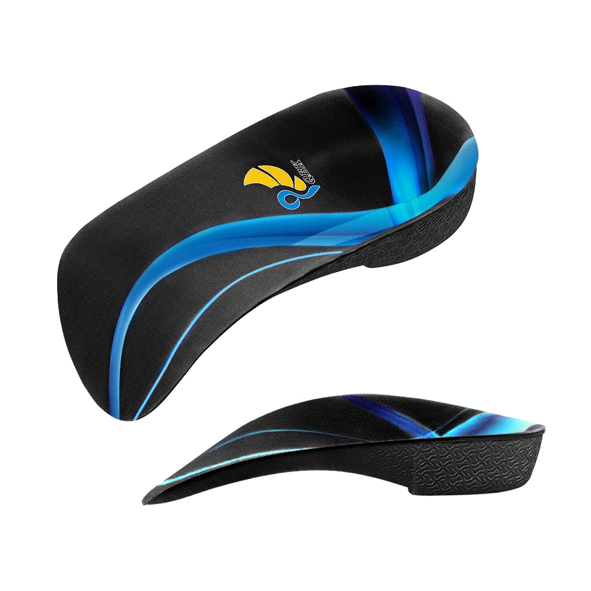 

QBK Амортизирующие стельки для плоскостопия, пятки, подошвы, повседневные, размер M, поддержка, спорт, поддержка, фасциит, использование, синий