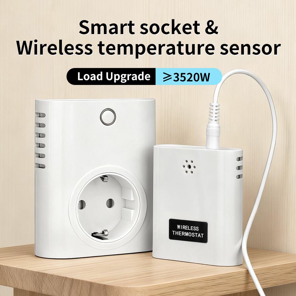 AB/ABD Fişli ve Doodle Uygulamalı Akıllı WiFi Sıcaklık Kontrol Priz