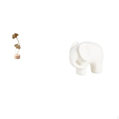 Nordische Creatieve Metalen En Keramische Olifant Dier Beeldje Verzameling Abstract Ornament