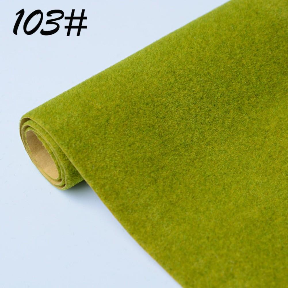 Model Turf Roll Grass Landscape Mat Short Pile Nylon Construction