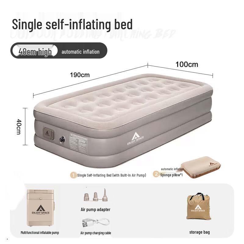 

OLOMM Outdoor Inflatable Camping Sleeping Pad