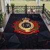 Soft Floor Carpet Royal Engineers A.F.C Pattern Area Rug Decorative Mat For Home Room Decoration