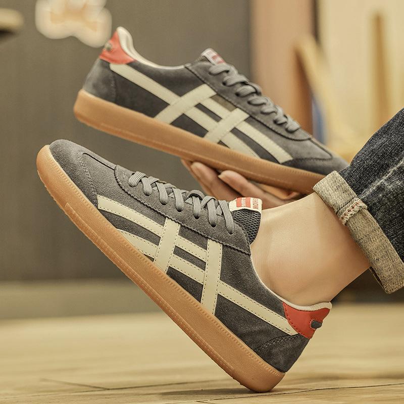 22 summer new trendy board shoes leather comfortable casual shoes Forrest Gump shoes