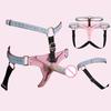 Pink Blue Splicing Leather Strap On Harness Adjustable Universal Wearable Belt Fit Most Silicone Toy Couple Intimate Accessory
