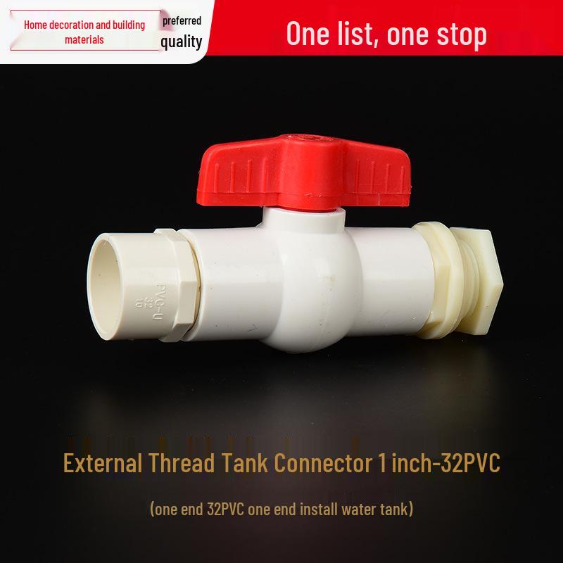 Plastic Water Storage Tank Faucet and Valve Accessories