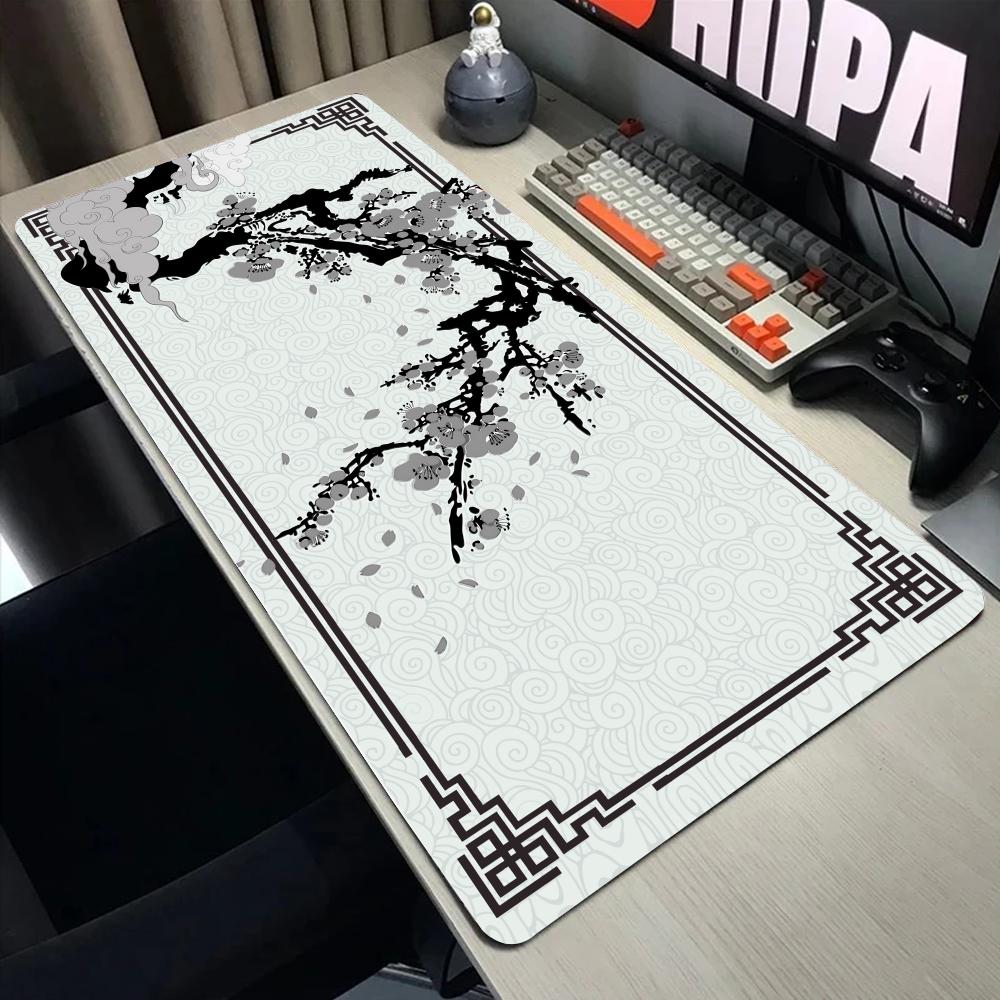 Cherry Blossom scenery mouse pad game washable rubber plus long table mat nonslip home office decorative computer accessories