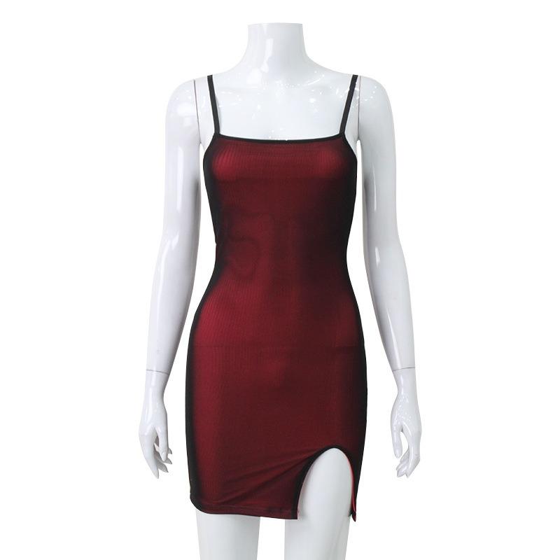 Women's Halter Low Cut Open Fanny Pack Hip Sexy Spice Trend Dress