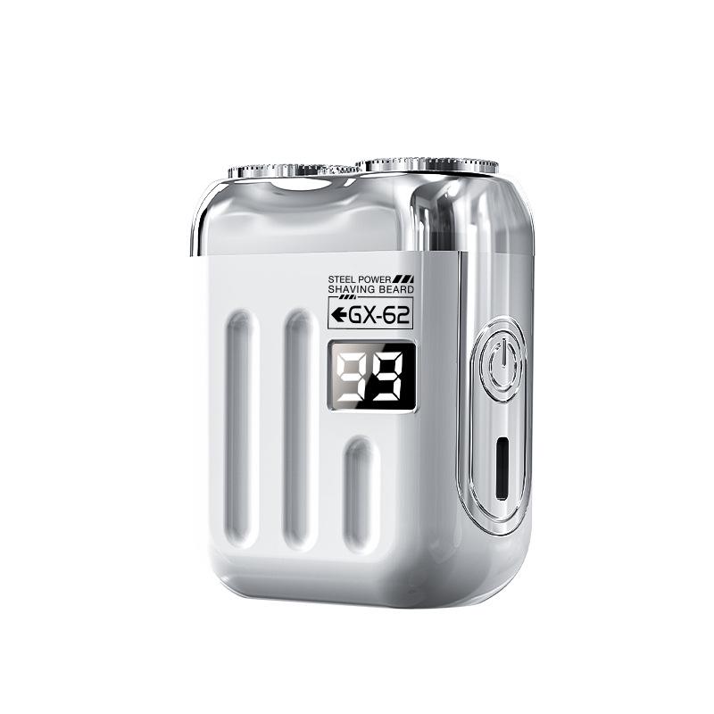 

Large Portable Electric Double-Head Men s Razor with Digital Display