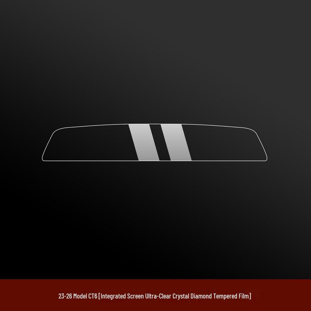 Cadillac CT6 Interior Protection Film: Fits 26 Models - Console Sticker, Navigation Screen Protector & Air Vent Modifier