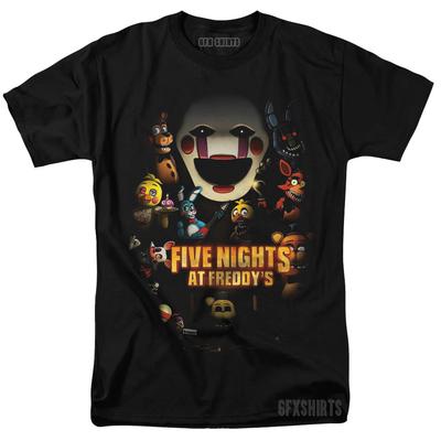 Five Nights At Freddy'S Shirt Fnaf Help Wanted Fazbear Graphic Design T-Shirt