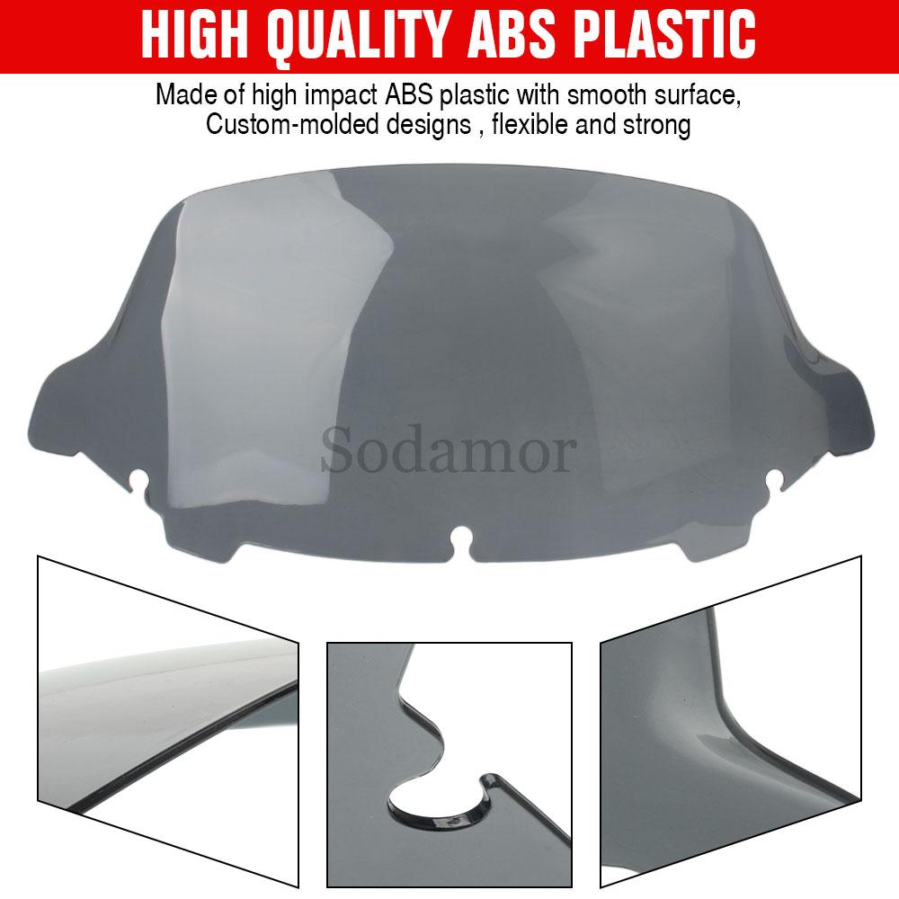 Motorcycle Fairing Windscreen Wind Deflector Windshield ABS Plastic For Harley Trike Tri Glide Ultra Classic FLHTCUTG 2014-2025