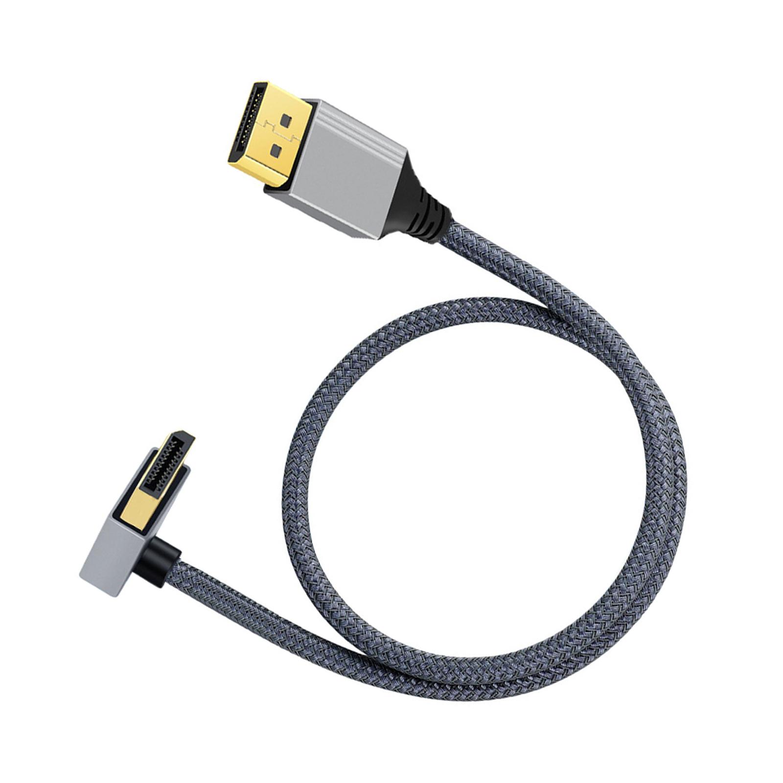 

Flexible Braided Video Cable for 4K 60Hz Clear,For Compouter and Monitors Video Line 1