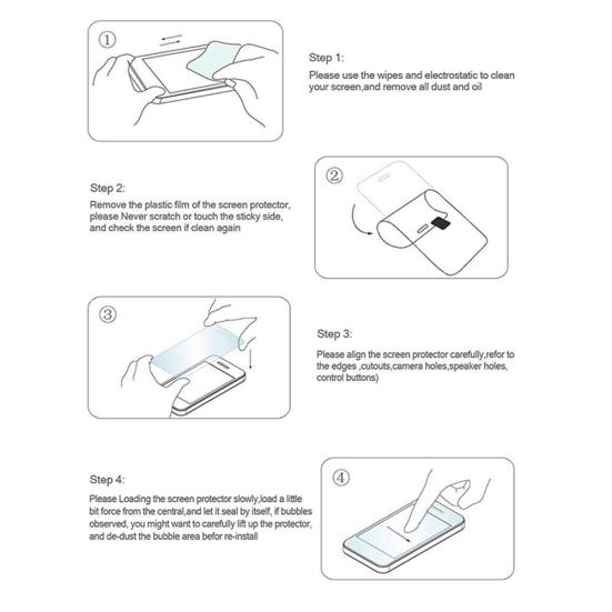 Anti-Scratch Full Cover Tempered Glass Screen Protectors Film for Pixel 4/4XL