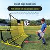 Portable Football Rebound Net with Adjustable High-Low Return for Shooting and Passing Practice