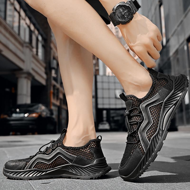 Fashion Summer Men's Sneakers High Quality Breathable Casual Shoes Outdoor Non-Slip Man Sport Shoe Lightweight Fashion Tennis Footwear