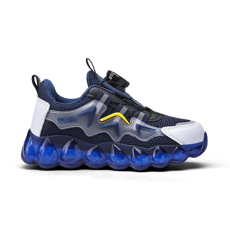 Boys' Autumn 2025 Non-Slip Breathable Sports Shoes with Rotating Buckle