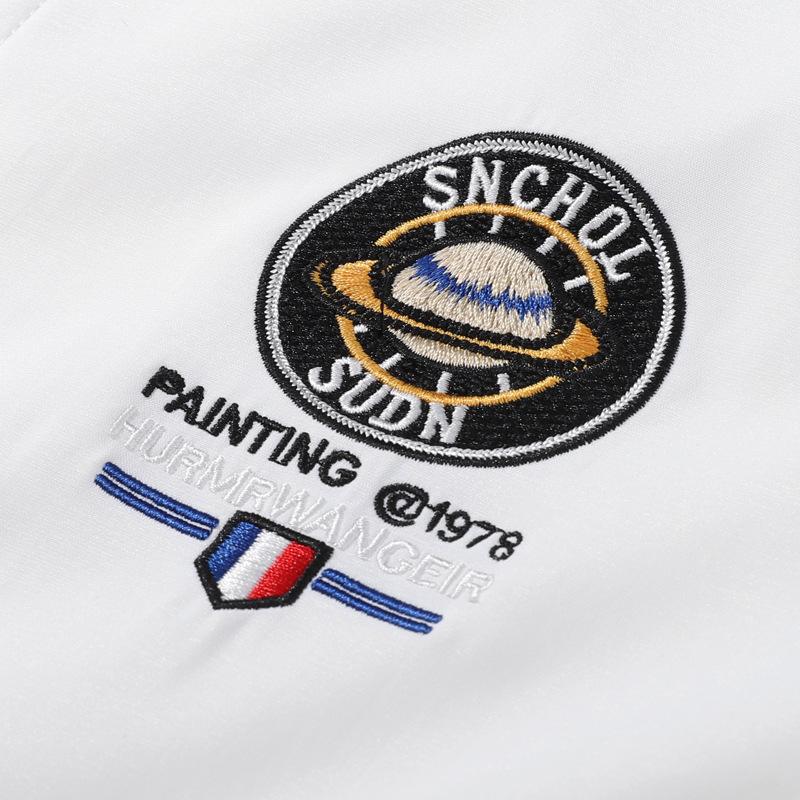 Embroidered Baseball Uniform Man  Flight Coat Korean  Casual Men's Jacket
