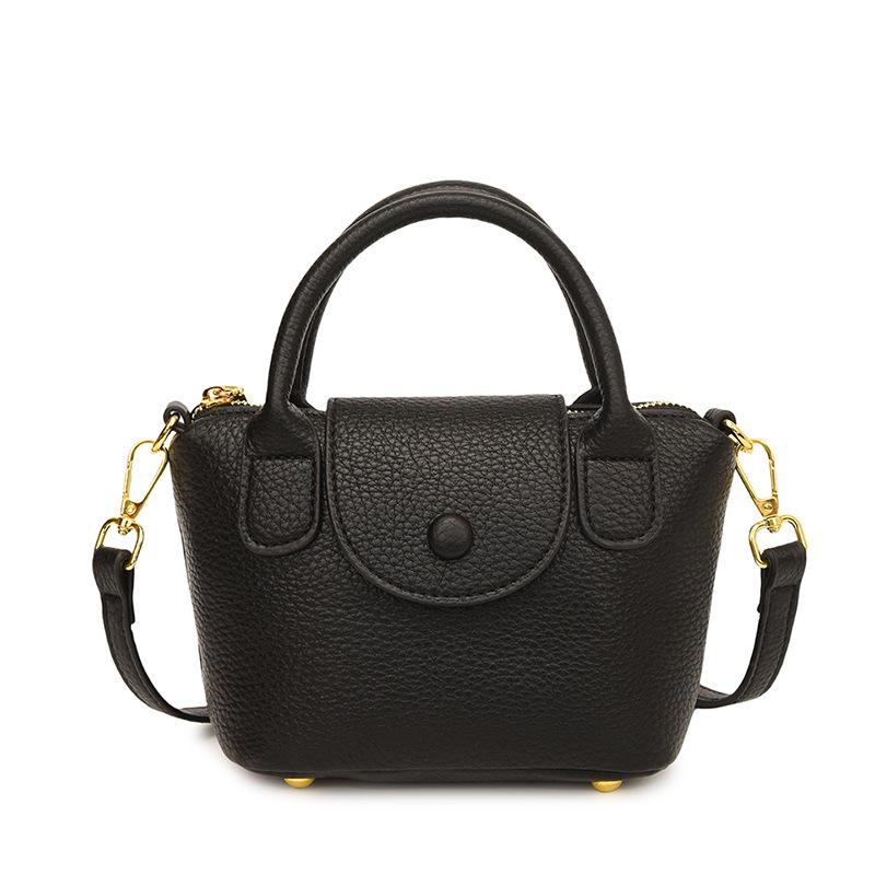 

New Leather Crossbody Handbag Mini First Layer Cowhide Trend Shoulder Women s Bag Fashion Small Square Bag Handbag чёрный