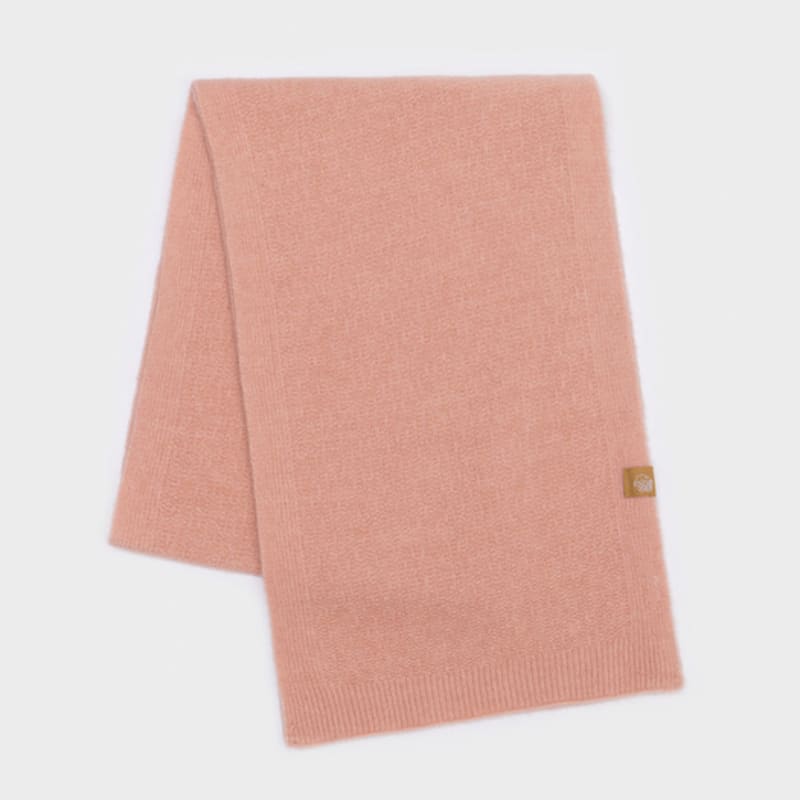 RECLOW Knit Gloves and Muffler Set Pink