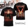 Tricou 3D Evanescence World Tour 2026 Mărime completă S-5XL PP2971