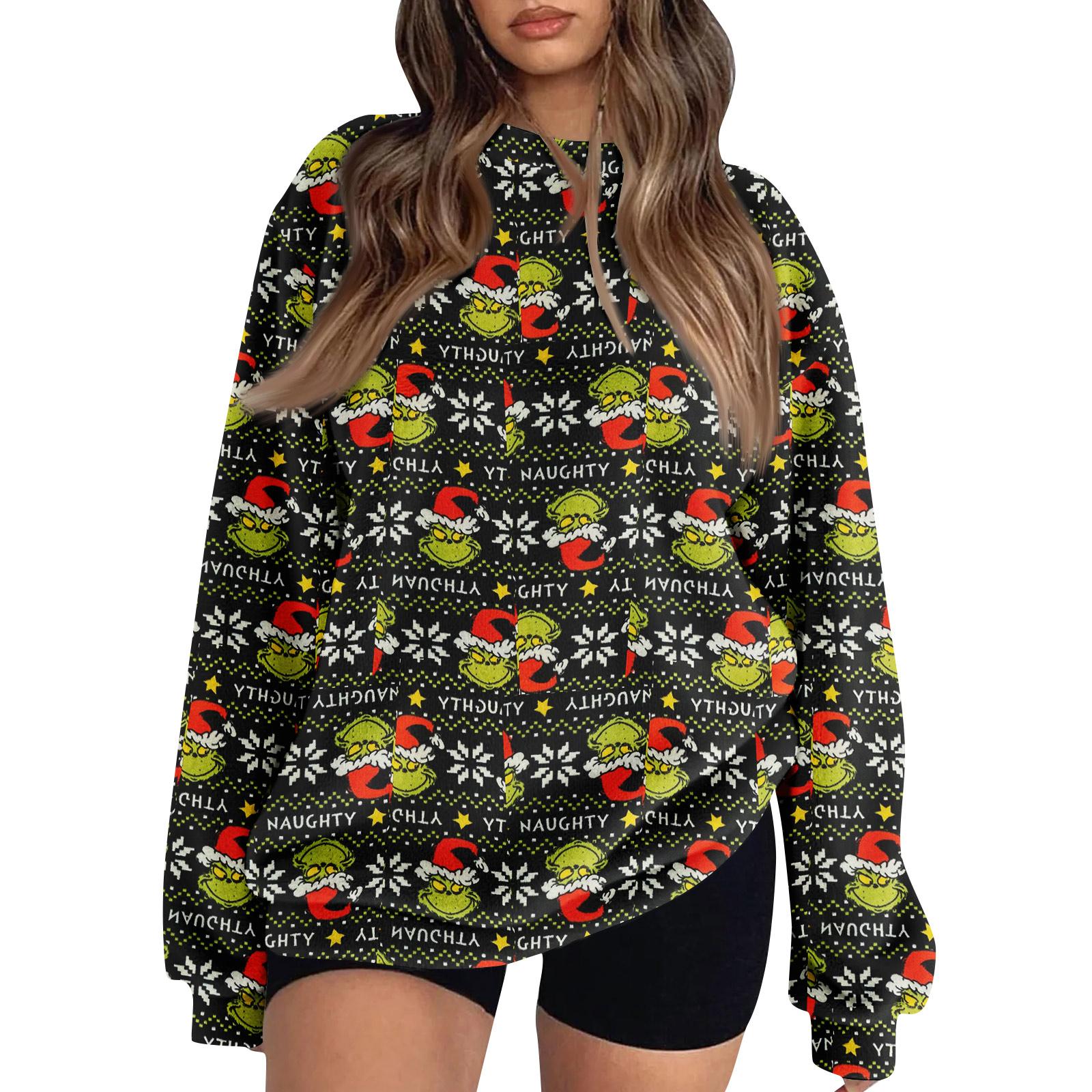 

Женская толстовка с цветными блоками, повседневная удобная свободная легкая женская толстовка с длинным рукавом и круглым вырезом XXL