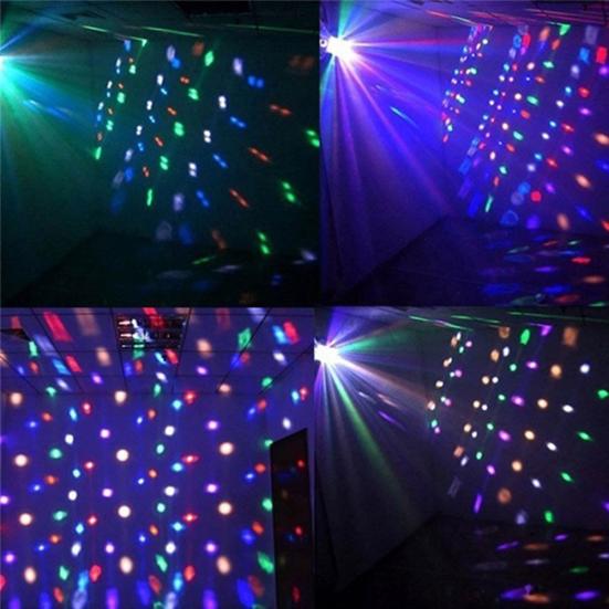 Zvukově aktivované dálkové ovládání Světlo pro pódiové efekty KTV Disco DJ Party LED lampa