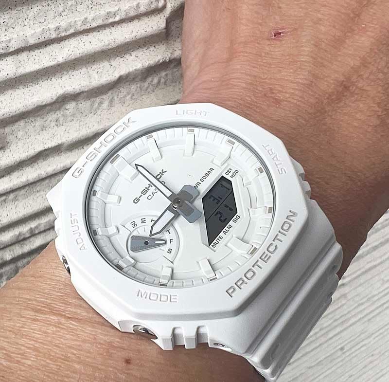 CASIO Pair Watches Waterproof White Wristwatch [Casio] G-SHOCK G-Shock BABY-G Baby-G Analog-Digital GA-2100-7A7JF GMA-P2100-7AJF []