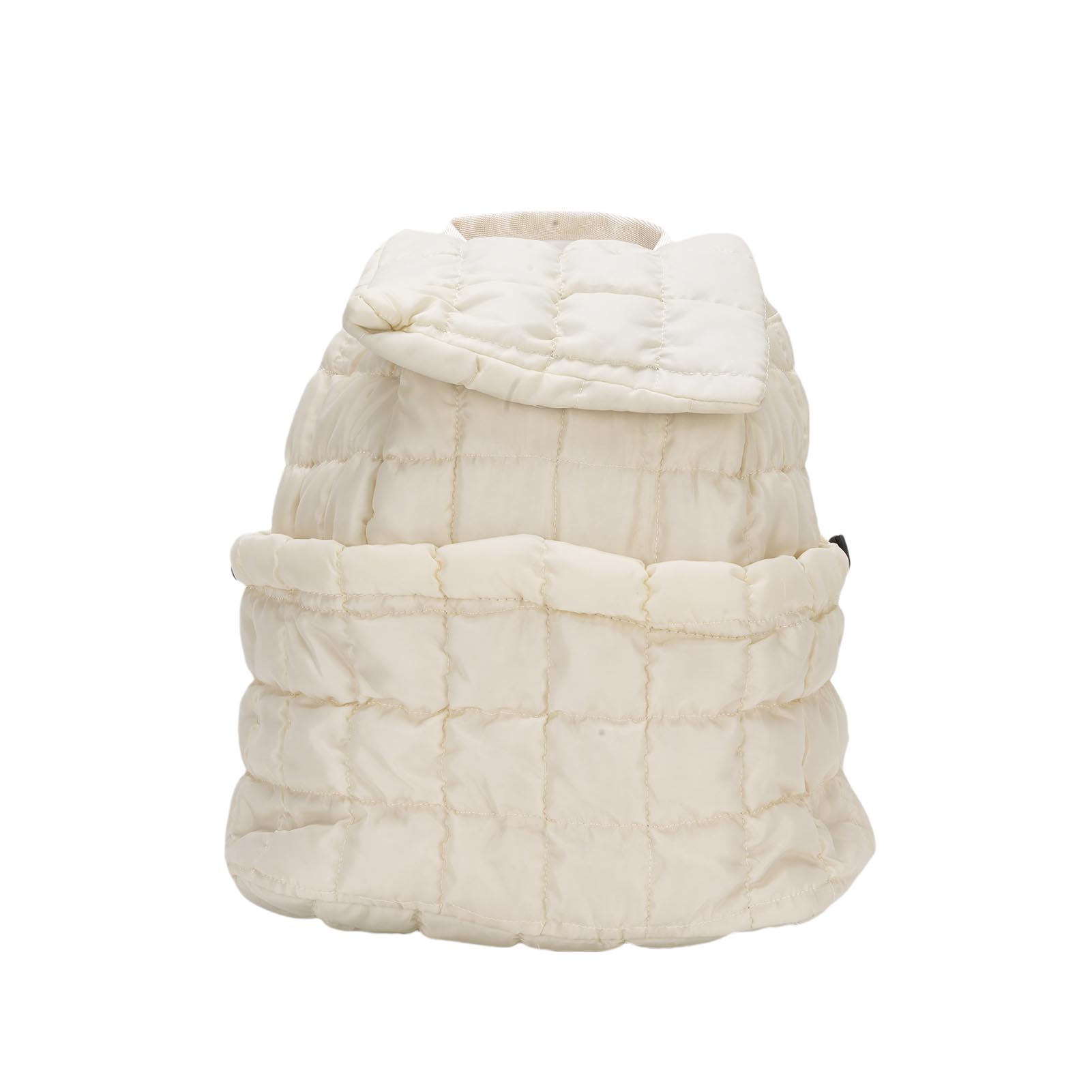 

Пуховый рюкзак большой вместимости, многофункциональный стеганый рюкзак, пухлый рюкзак для хранения на тележке, для повседневного использования, для путешествий, бежевый бежевый