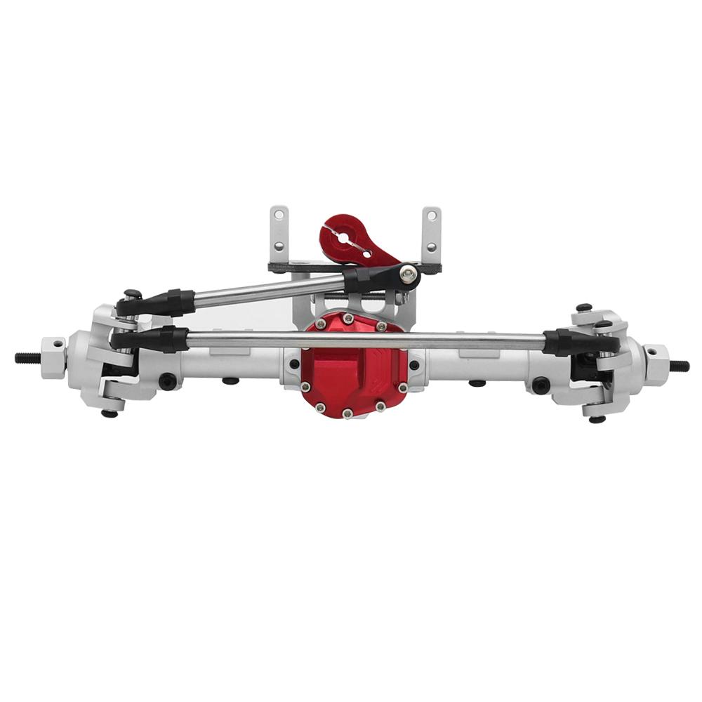 SCX10 II Aluminum Alloy CNC Front Rear Axle Set 30T/8T for 1/10 RC Crawler Axial AR44 90047 90046 AX90060 Builders Kit Upgrade