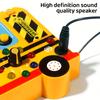 Non-Toxic Interactive School Bus Learning Toy With Lights Switches And Realistic Engine Sounds Sensory Play For Children 18 Months And Up
