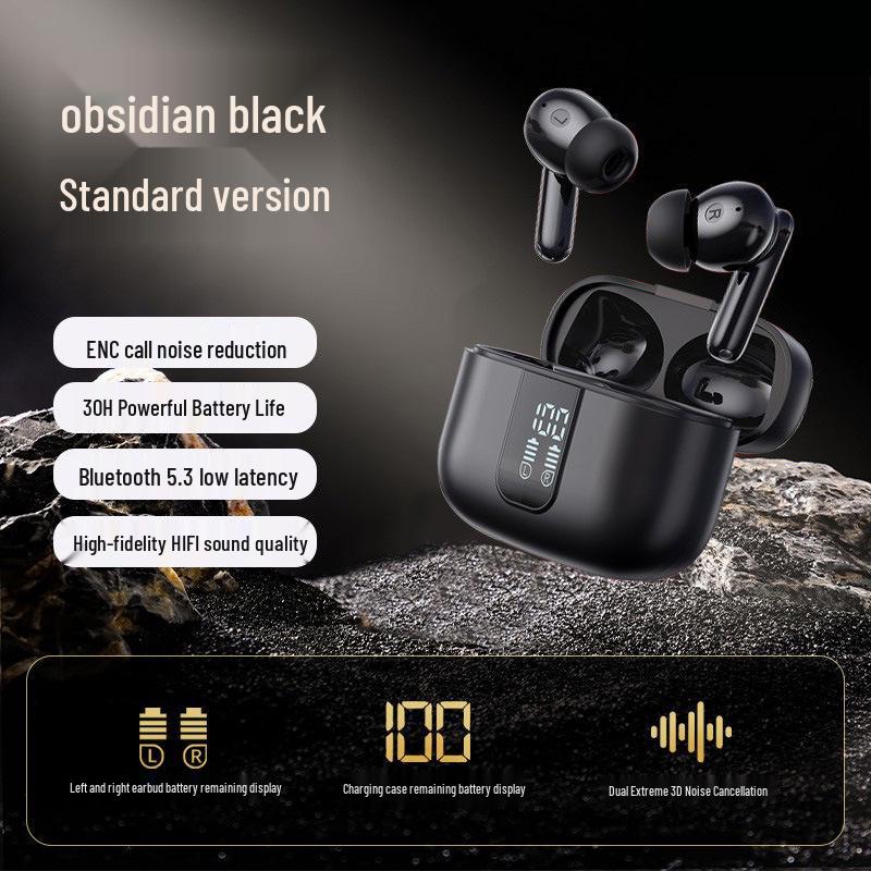 Y40 Bluetooth Earbuds: Dual Mic, ANC Noise Cancelling, ENC, In-Ear, Battery Display, High-Quality Sound, 5.4 Calls.
